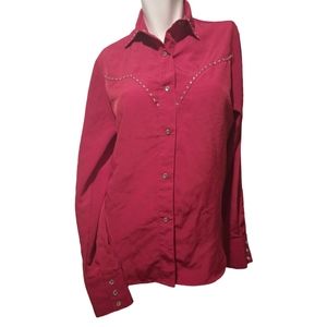 Rod's Western Shirt, Western Wear, Red, Size: Small